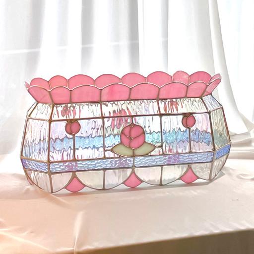 하트로지 스테인드글라스 식탁조명