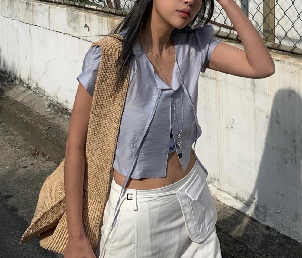 드엘샵 바이엘 블라우스 2color