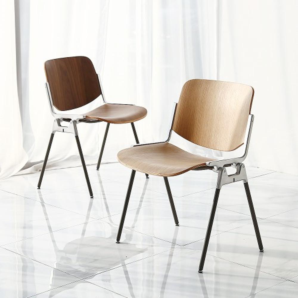 1+1 픽 DSC 빈티지 인테리어 인더스트리얼 디자인 패브릭 원목 철제 카페 의자