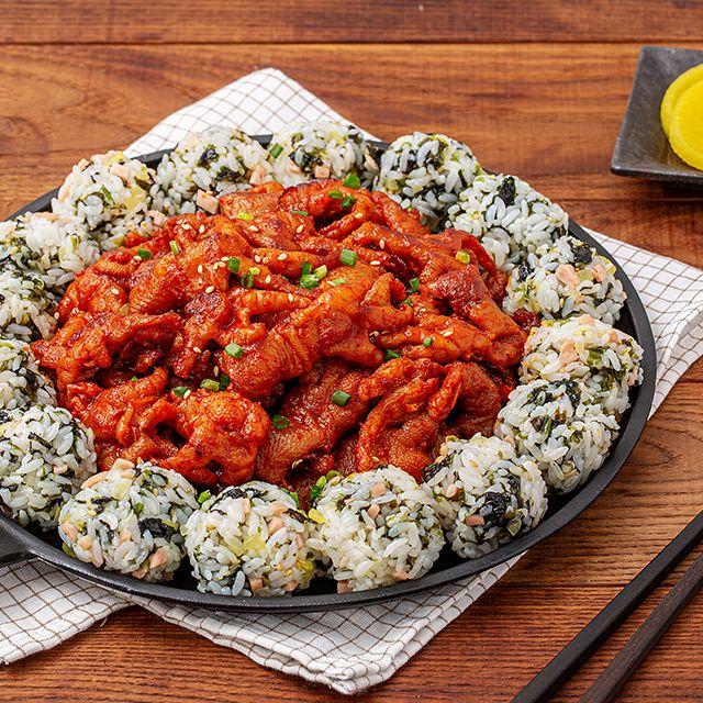 불맛 가득 매콤 쫀득! 쿠캣 직화 무뼈 닭발 160g X 4팩