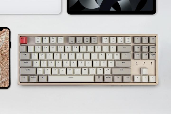 K8 Retro 레트로 알루미늄 무선 기계식 키보드