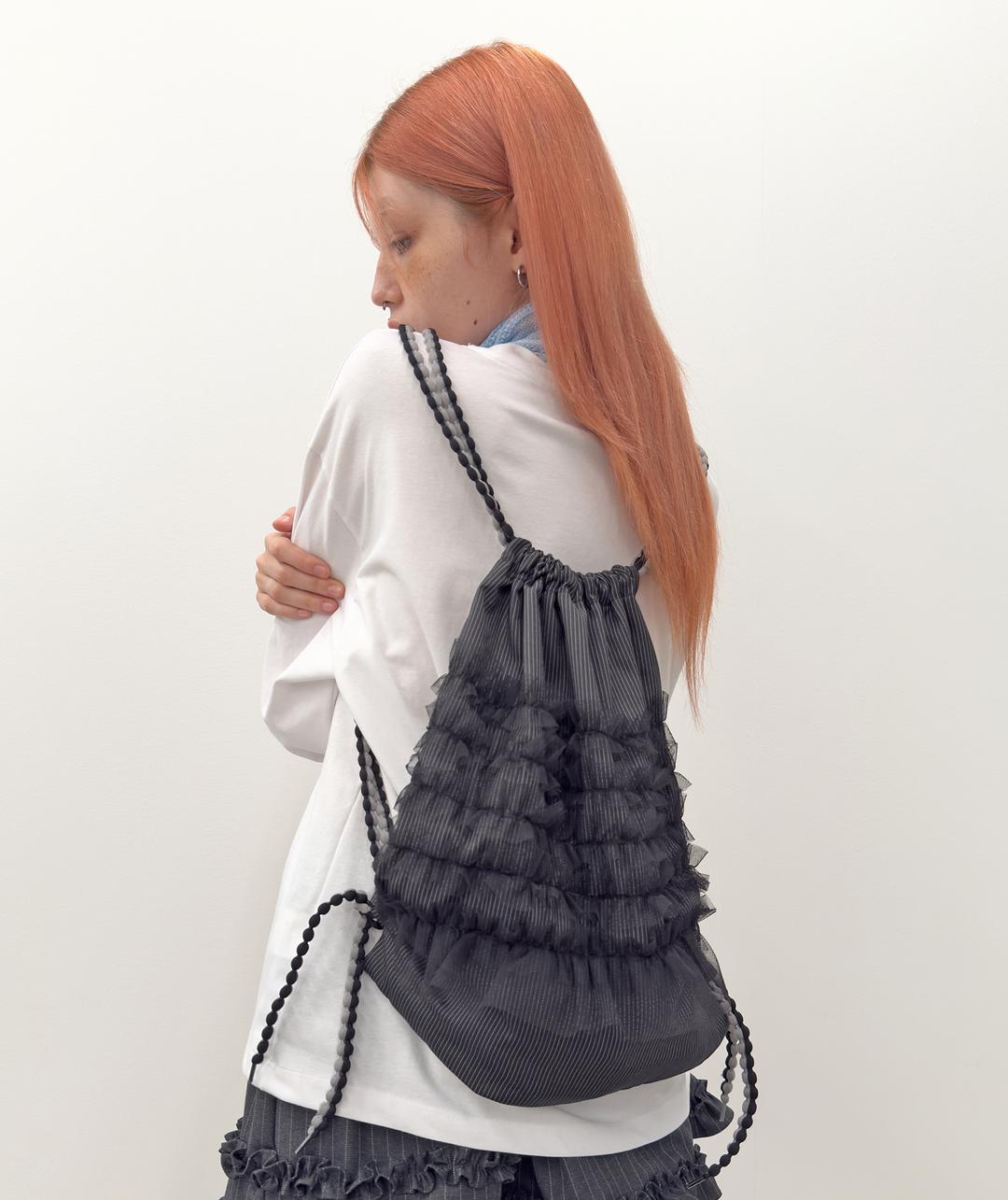 Layered Fluff Bag [Black]