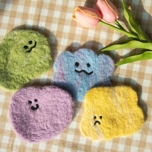 [솜씨키트] 양모펠트 티코스터 만들기 DIY 키트