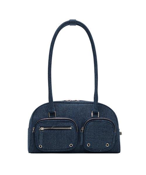 Two Pocket Denim Bag [Blue]