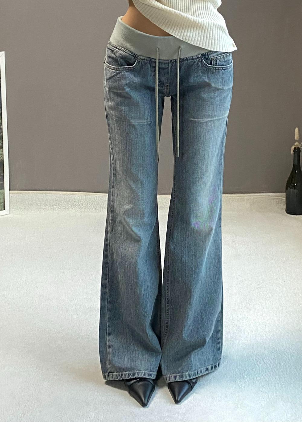 비츠앤밥스 VINTAGE LOW BANDING PANTS