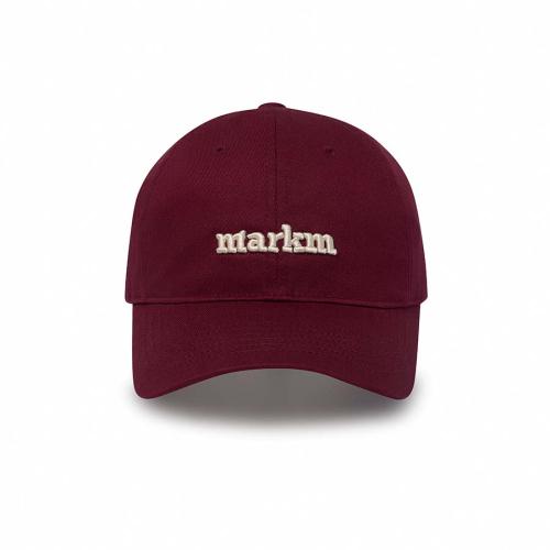 BASIC LOGO BALL CAP-WINE
