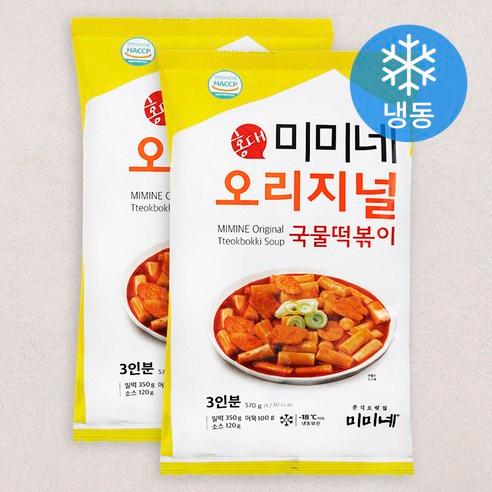 미미네 오리지널 국물떡볶이 (냉동), 570g, 2개