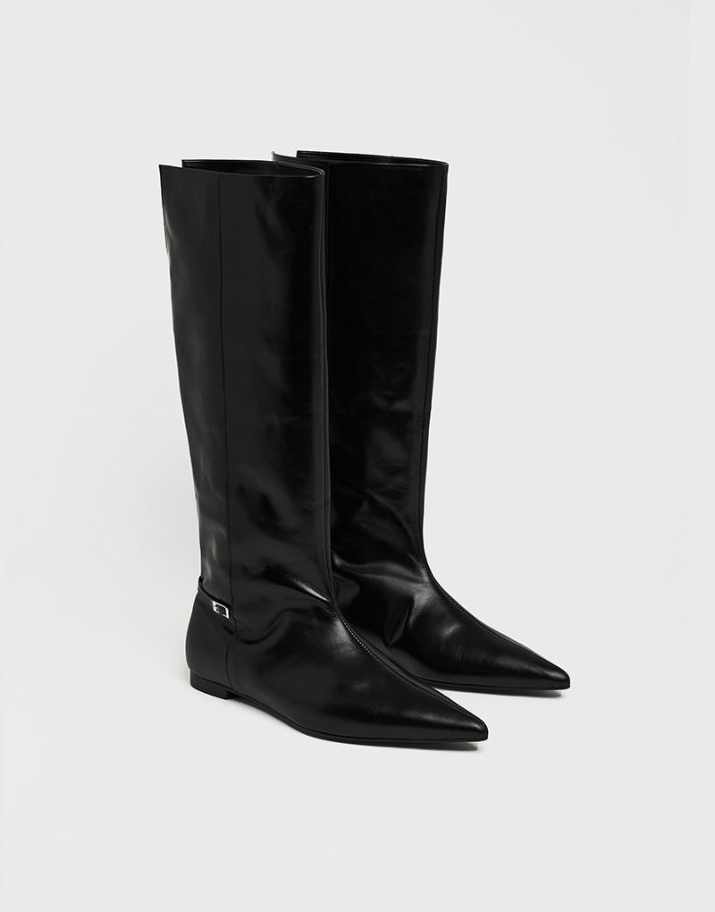 SANAA back strap boots_black