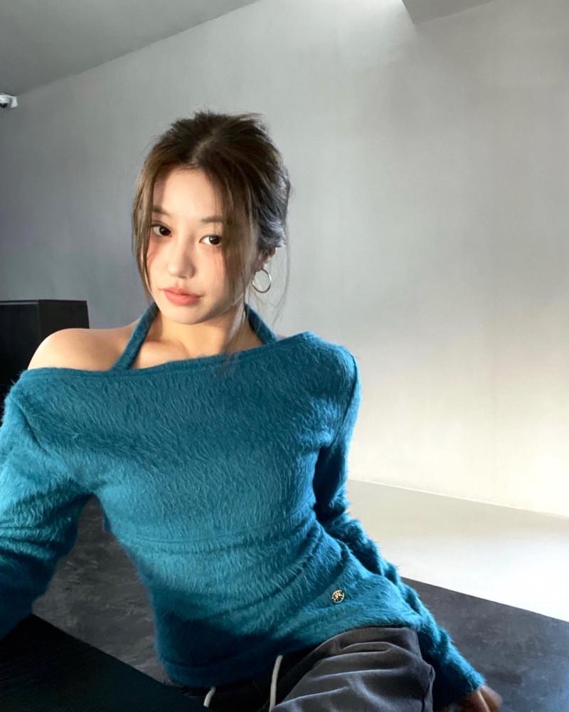 [Hiwons made] 하이원스 여성 홀터넥 나시 볼레로 니트 세트 4color