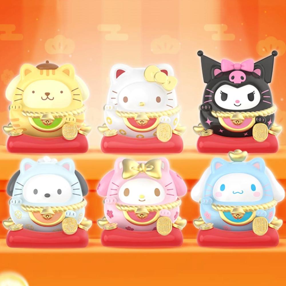 MOETCH 모에치 마네키네코 산리오 쿠로미 마이멜로디 포차코 사운드박스 오르골 피규어 : 로이포이