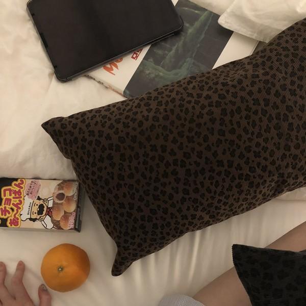 레오파드 쿠션 커버