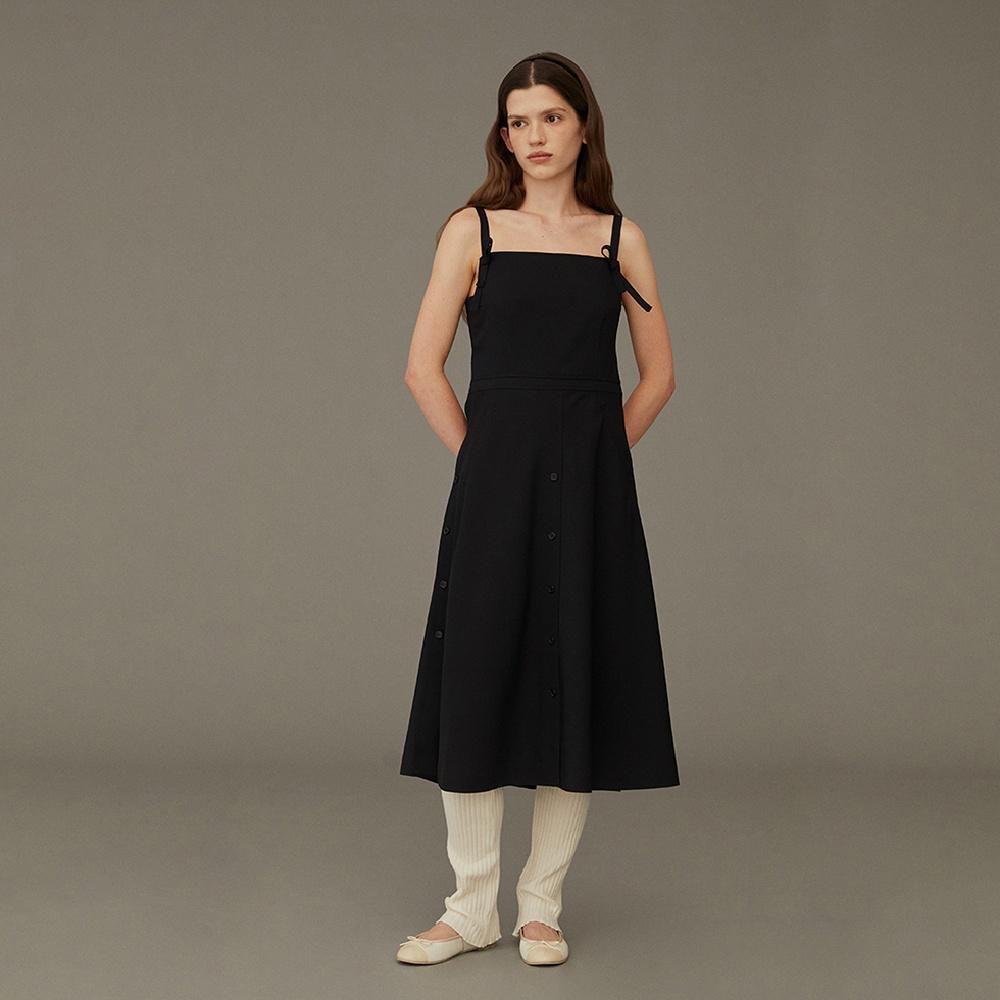 RIBBON DRESS (NAVY)