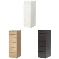 이케아 MALM 말름 6칸서랍장 거울유리 40x123cm