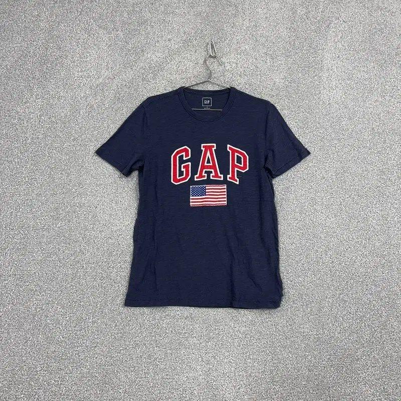 갭 성조기 프린팅 코튼 반팔티 S