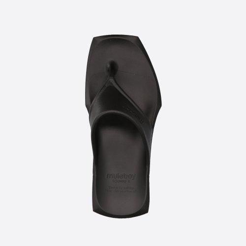 스퀘어 엑스 플립플랍 블랙(BLACK)
