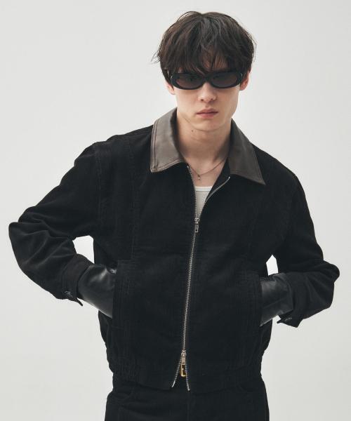 코듀로이 크롭 자켓 [블랙]