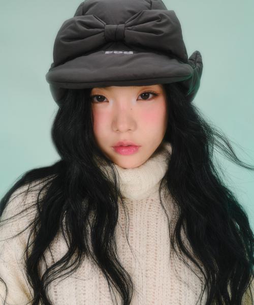 리본 트루퍼 햇 charcoal