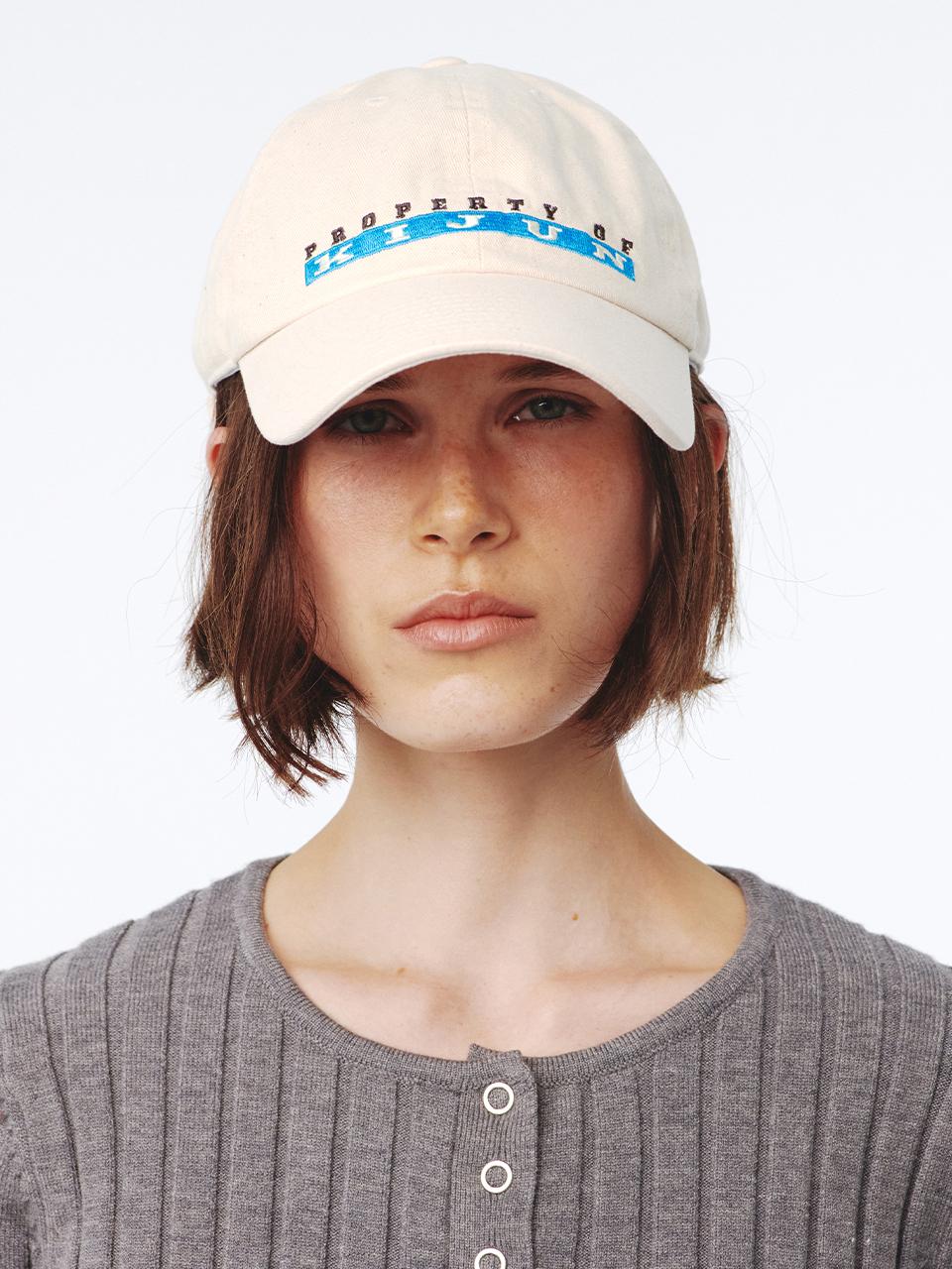 Logo Cap UNISEX Ivory