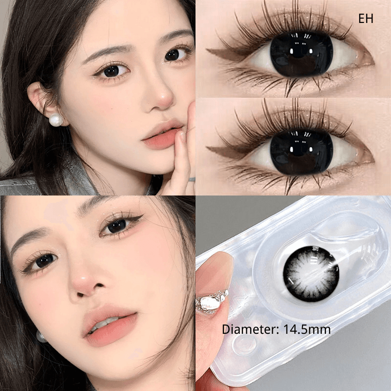 Big Eye Black 14.5mm Contact Lenses