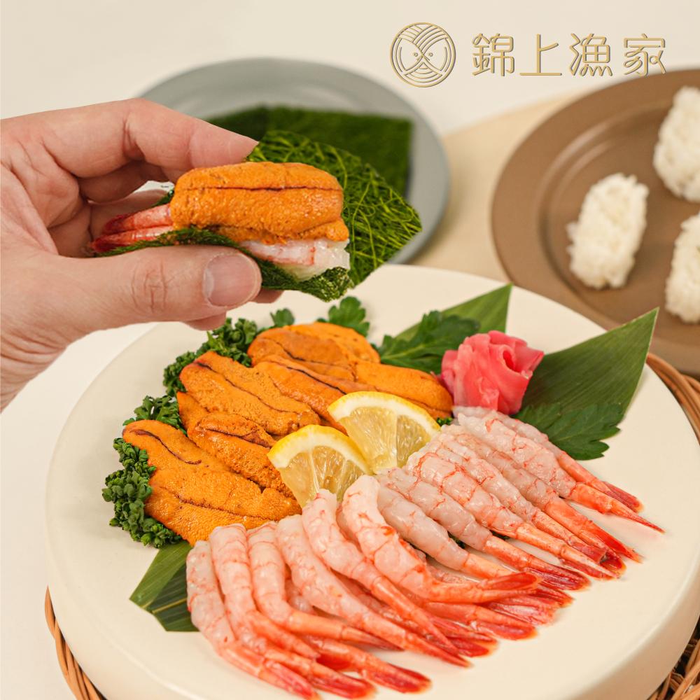 금상어가 홈마카세 3합 세트(우니+단새우+감태)