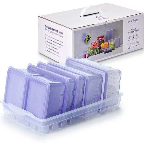 땡스소윤 냉동실 전용 밀폐용기 트레이팩B - 밀폐용기/세트 | 쿠팡