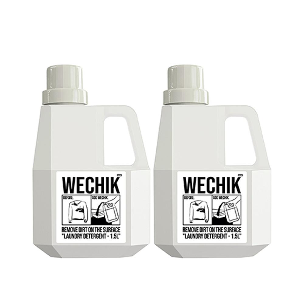 1+1 위칙 식물유래 프리미엄 세탁세제 액체세제 1.5L 드럼용 일반용 저자극 냄새제거 실내건조 : 위칙