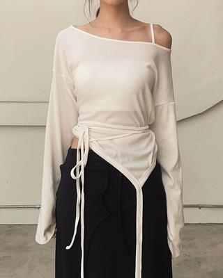 play long strap tee (3color)