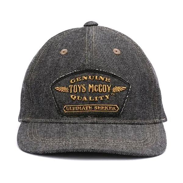 Black Denim Cap "TOYS McCOY"