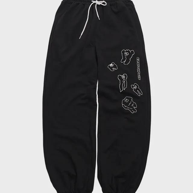 TEETH SWEAT PANTS (BLACK)