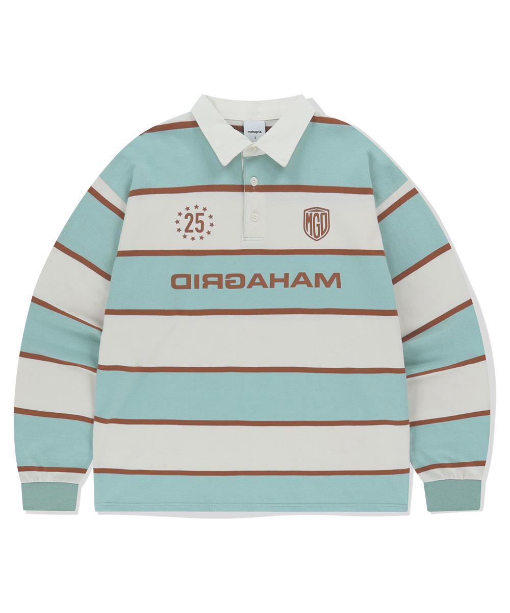 STRIPE RUGBY SHIRT[IVORY]