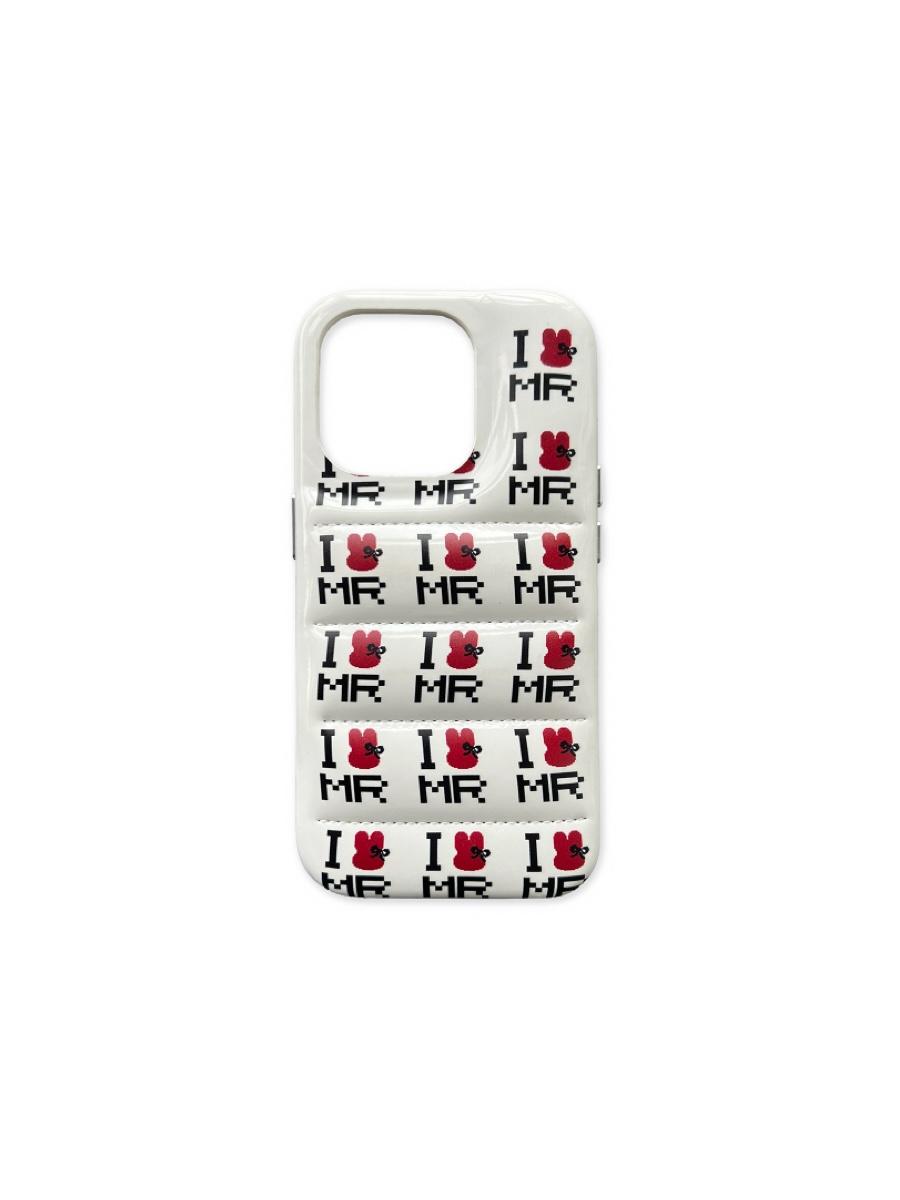 MOROMORO2 Mosaic Red Rabbit Phone Case