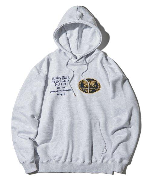 퀄리티 스타트 엠블럼 후드_라이트멜란지_LT449