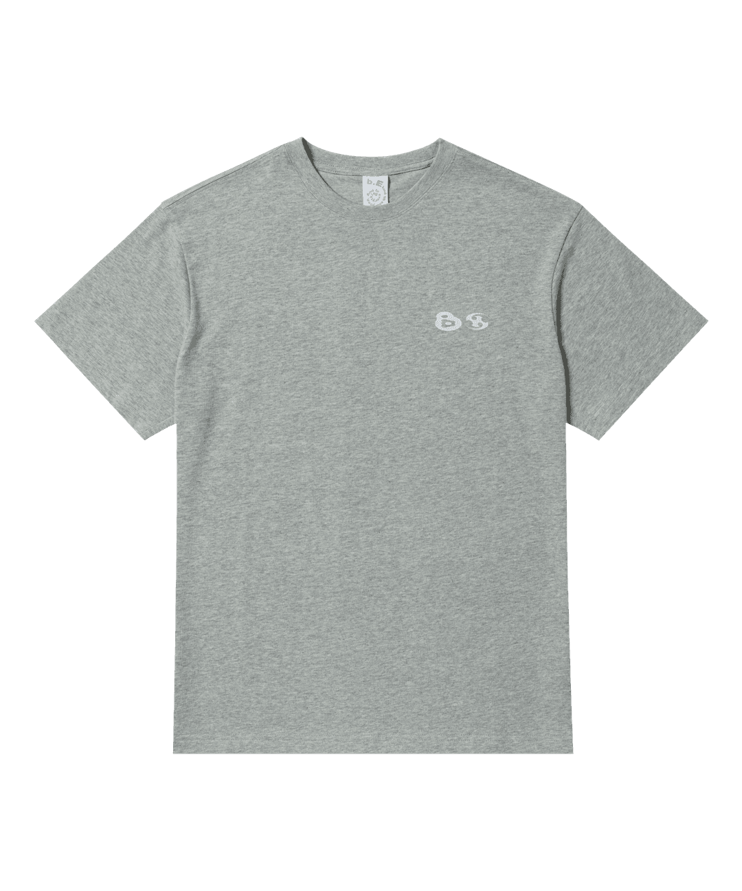 SAN SAN X b.E LOGO T-SHIRTS [MELANGE GREY]