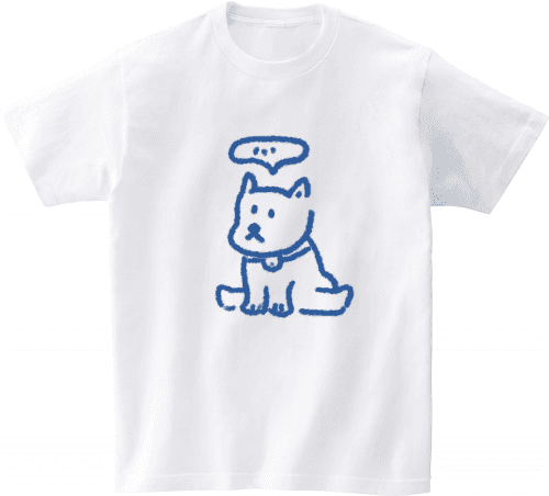 (23SS)SPACING OUT DOG 반팔 티셔츠 화이트