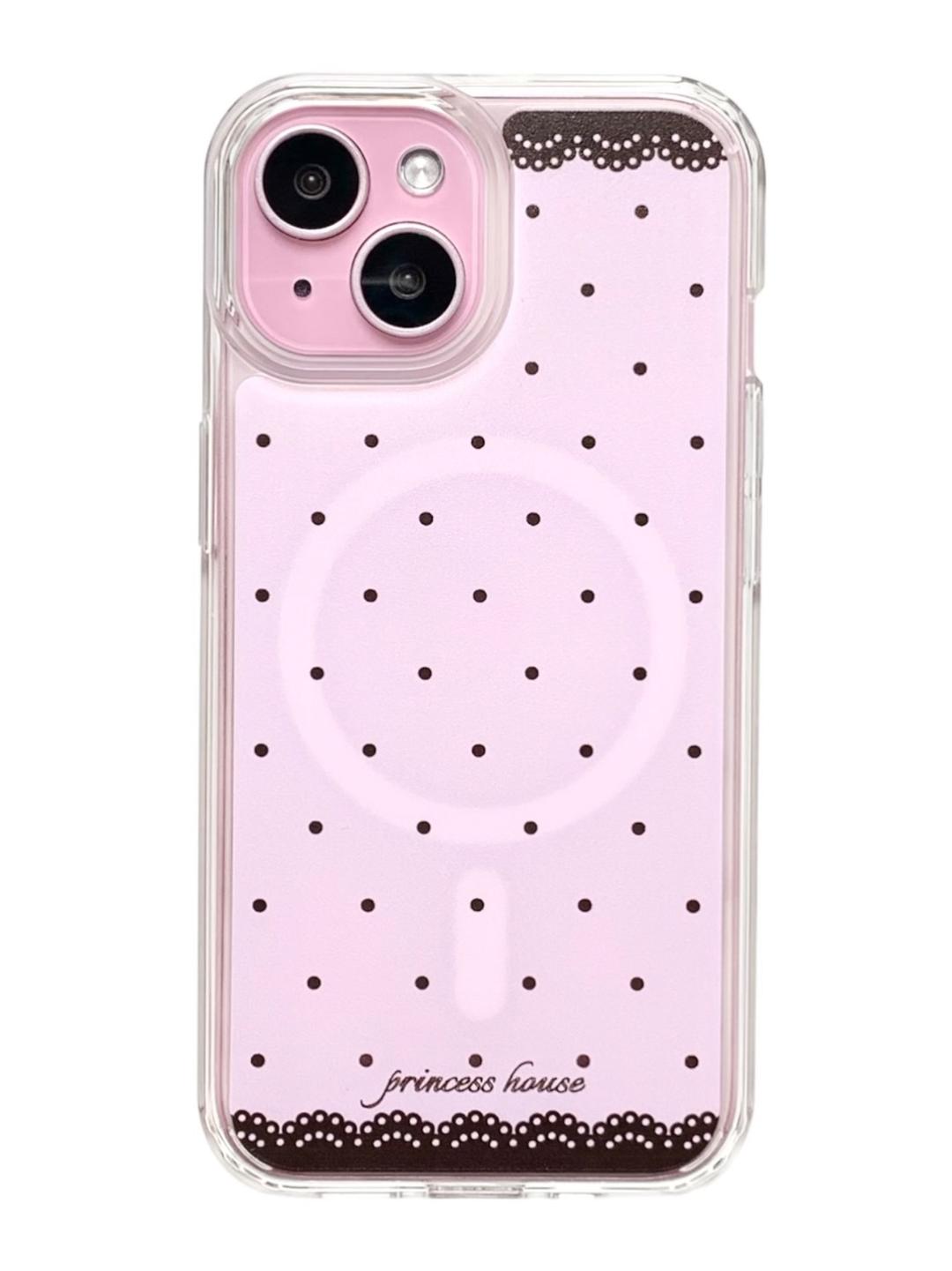 strawberry chocolate phone case - magsafe jellhard