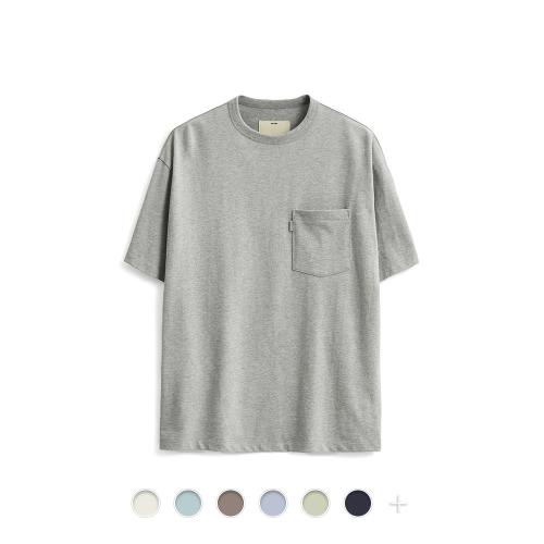 [2PACK] Short Sleeve Comfort Pocket T-Shirt (Supima/Slub) - 10 Color