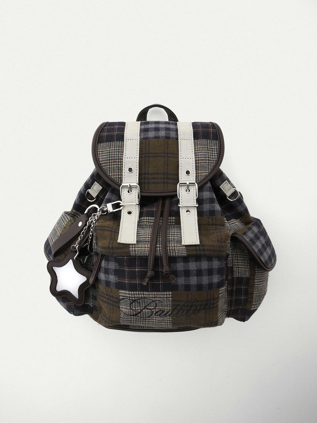 Charm Holder Backpack Patchwork