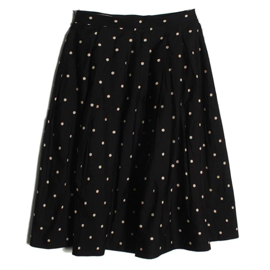 dot cotton skirt