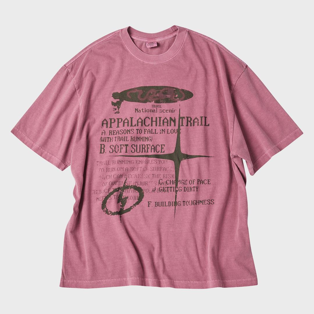 리즌 트레일 피그먼트 반팔티 마젠타