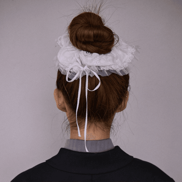 (Depc) Ribbon Lace Scrunch