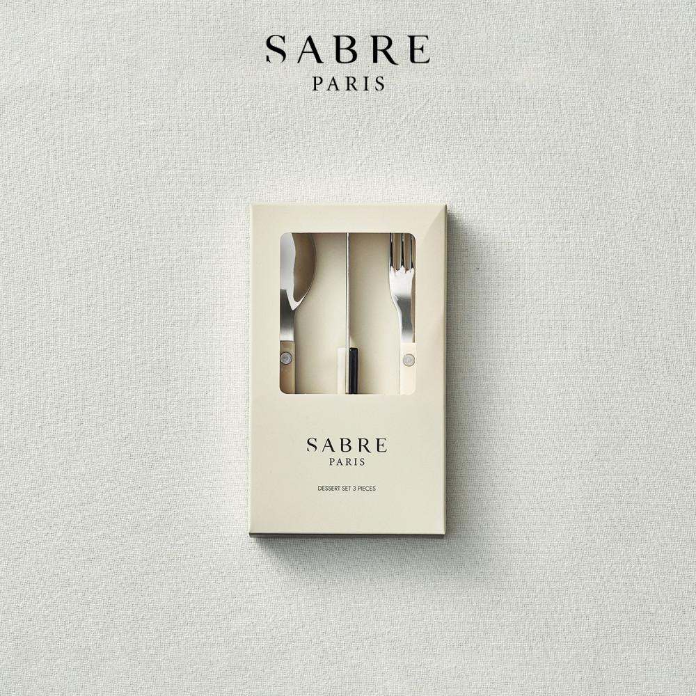 사브르 비스트로 투톤 디저트 선물세트 (아이보리 블랙) [도착보장]