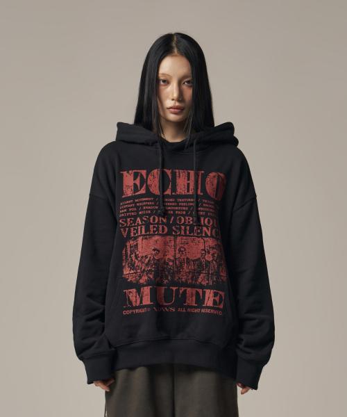 Echo Mute Hoodie Black