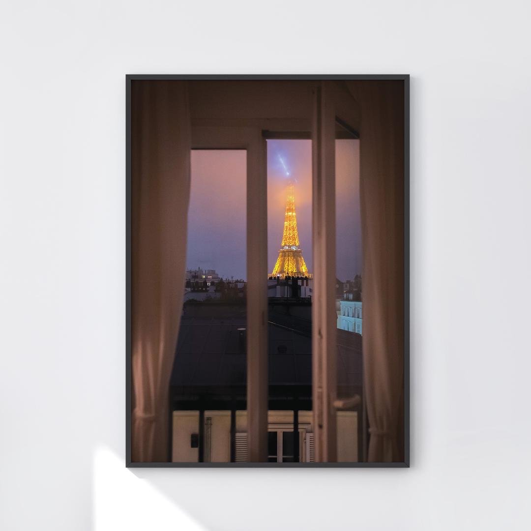 Night in paris poster