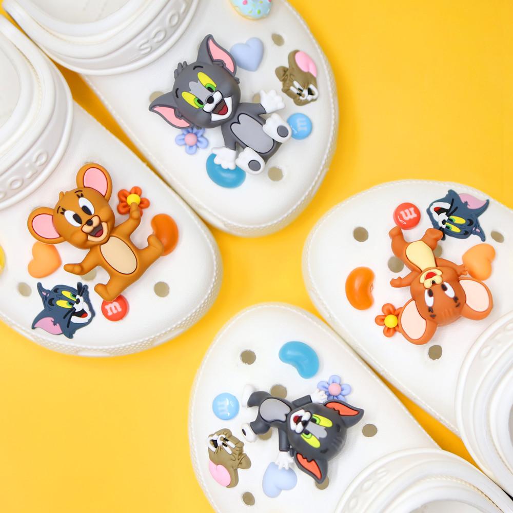 톰과 제리 빅애니비츠 크록스 지비츠 세트 호환 애니비츠 LED