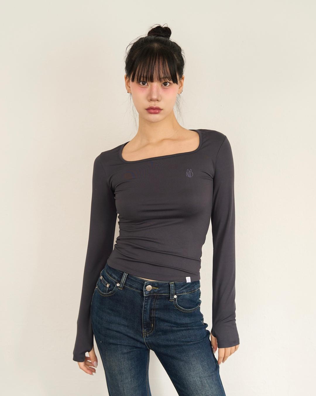 남다메이드 웜 커버 롱 슬리브 스퀘어넥