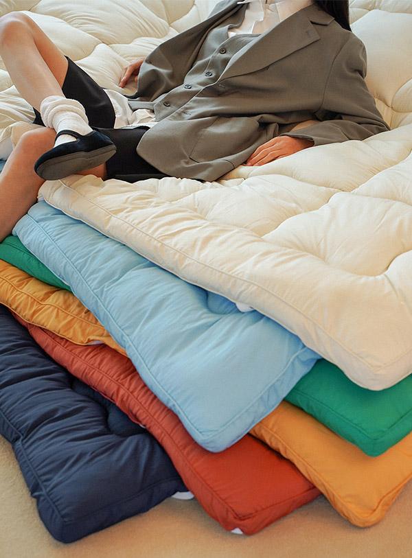 맘껏자요 솔리드 알러지케어 토퍼 6colors (SS/Q)