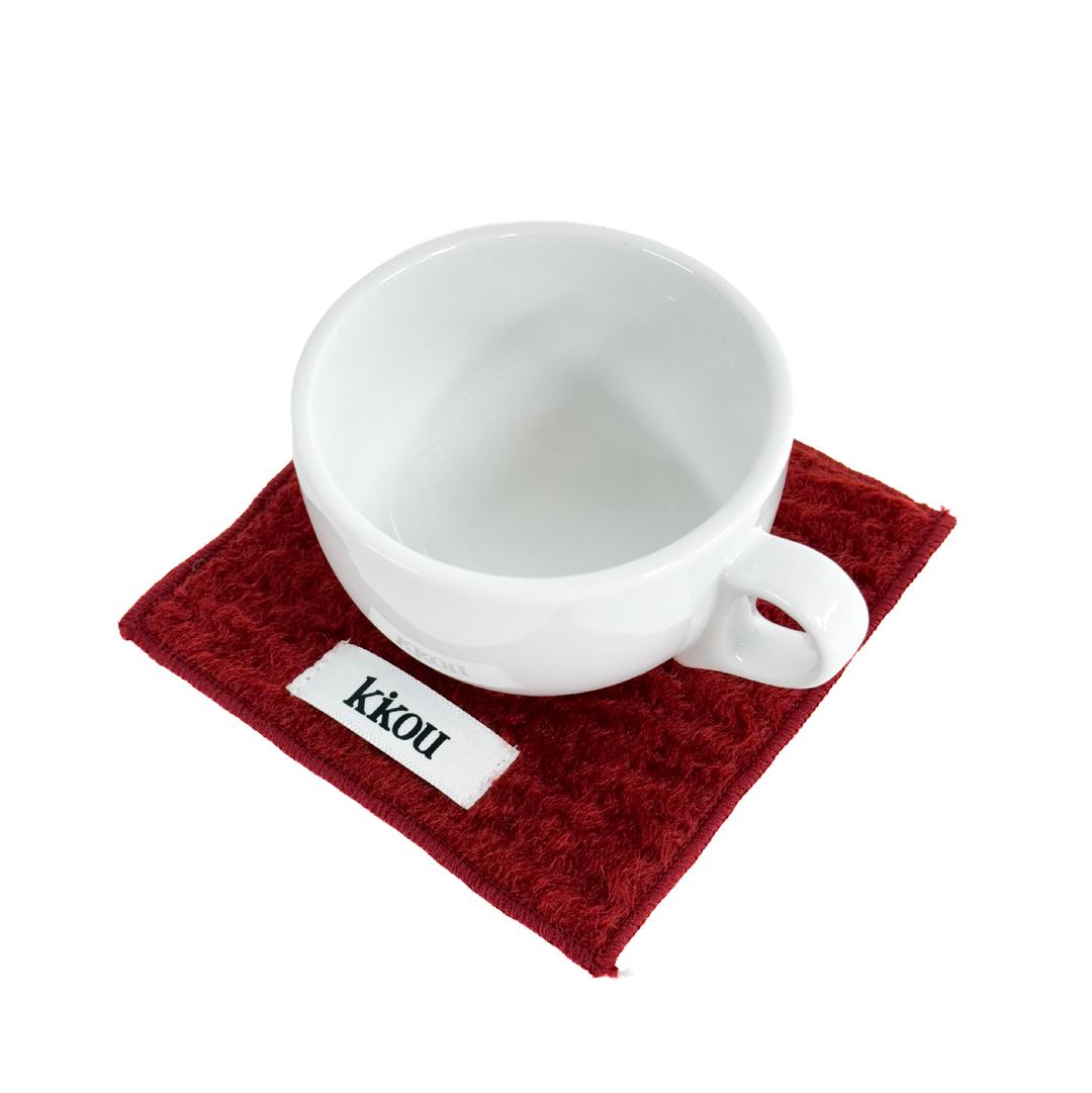 COZY FUR COASTER (BRICK RED)
