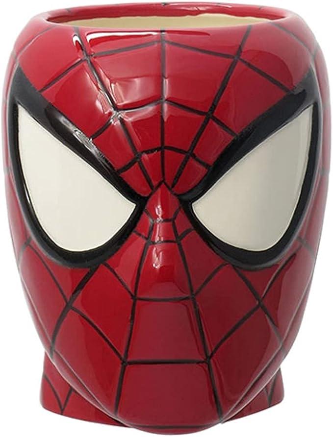 Marvel Spider-Man Super Hero Mug,Red, 1 Count (Pack of 1)