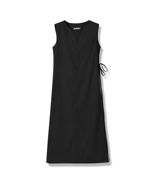 젠더스트(ZENDUST)  Thun Back Open Onepiece BLACK - 사이즈 & 후기 | 무신사