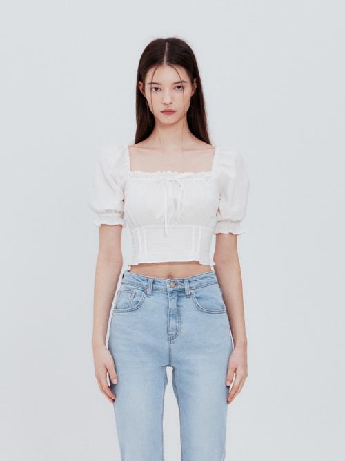 사라 블라우스 (아이보리)